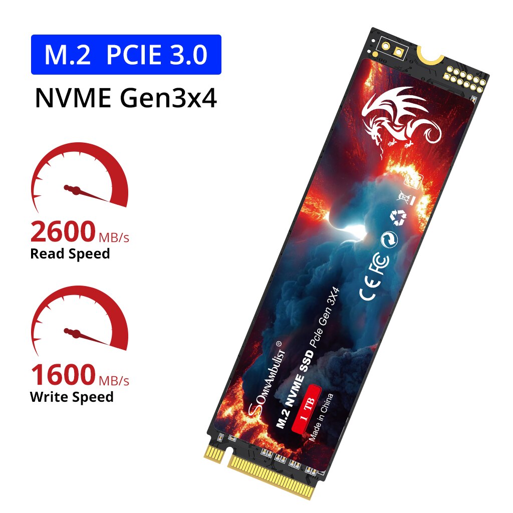 NVME M2 SomnAmbulist  128GB 2