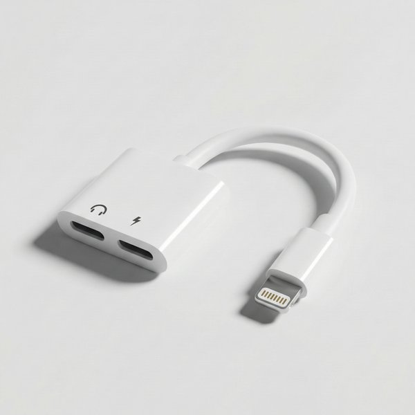 Adaptateur Double Lightning Audio + Charge 2-en-1 (Compatible iPhone 14/13/12/11)