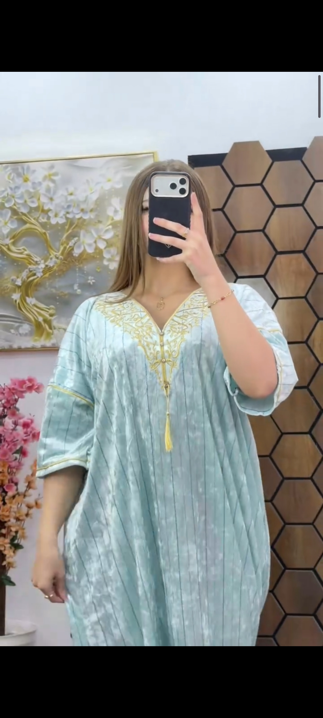 جبة قطرية بقطيفة سيروم 3