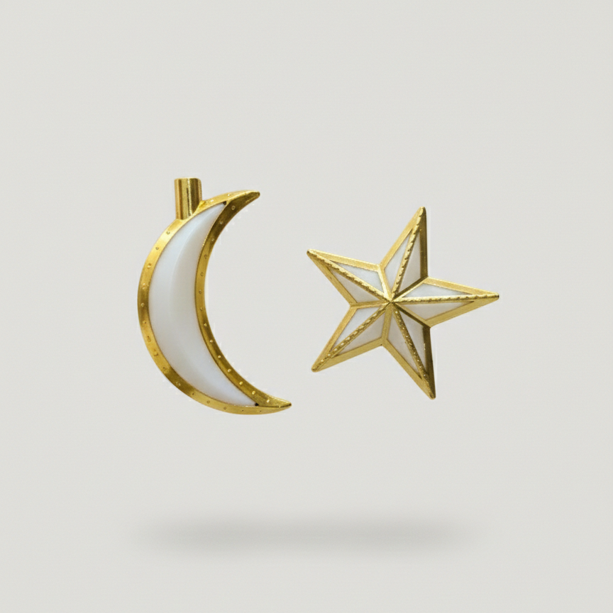 زينة رمضان "هلال ونجمة" - طول 2 متر 4