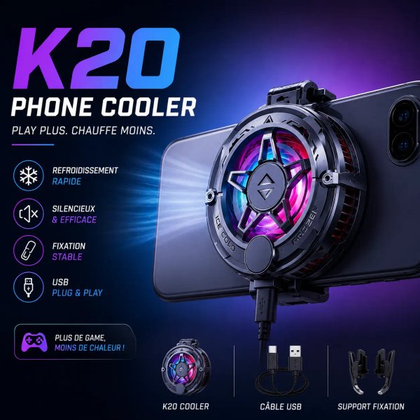 Mobile phone cooler k20
