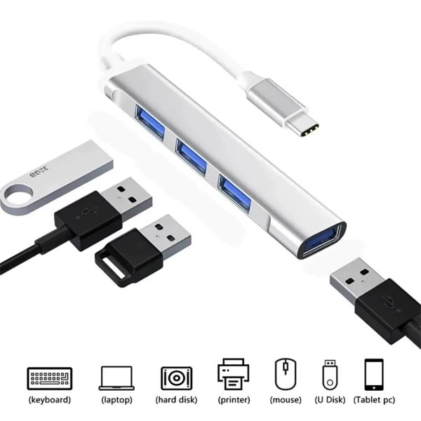 Adaptateur Type C 4in1