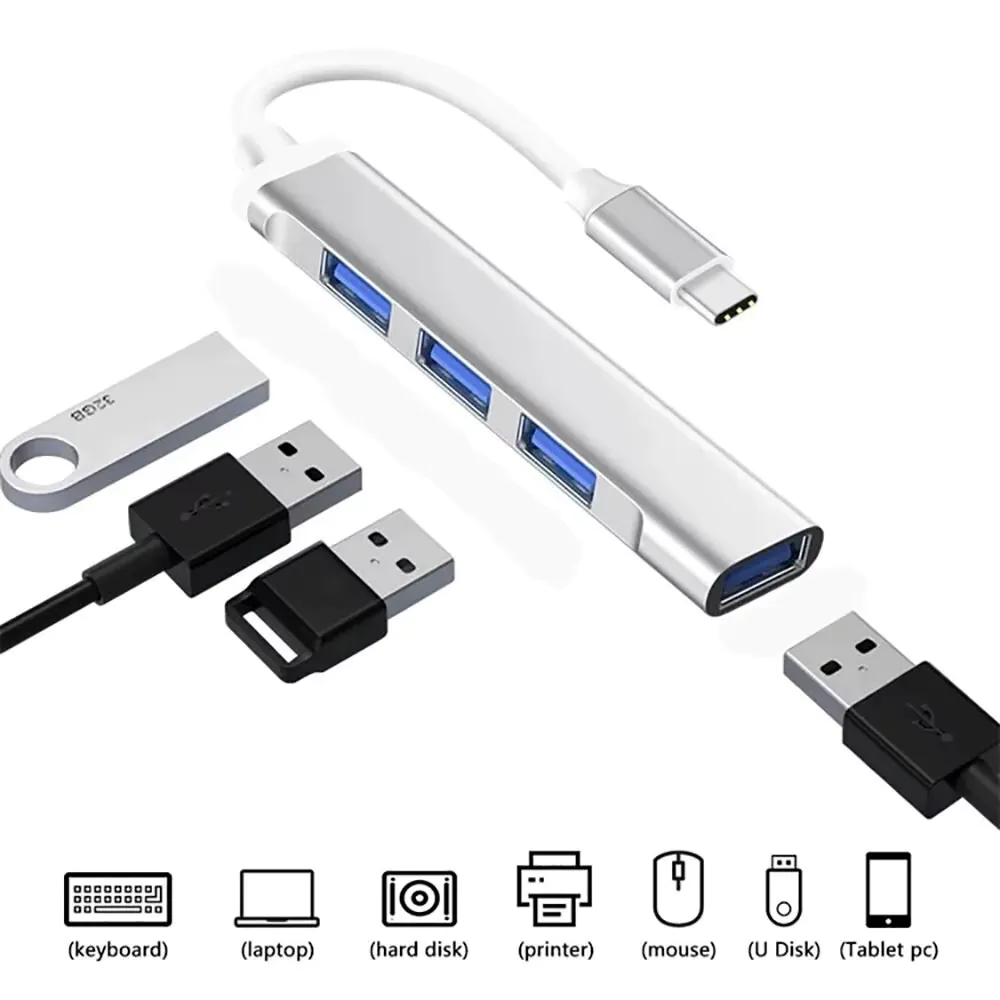 Adaptateur Type C 4in1 2