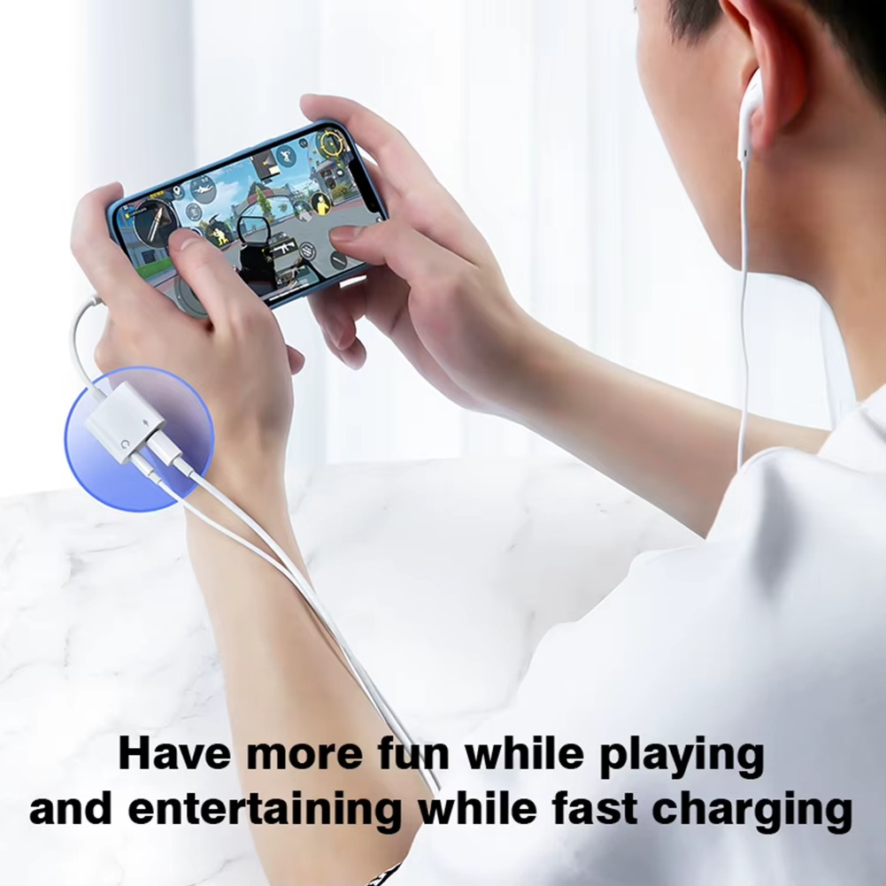 Adaptateur Double Lightning Audio + Charge 2-en-1 (Compatible iPhone 14/13/12/11) 3