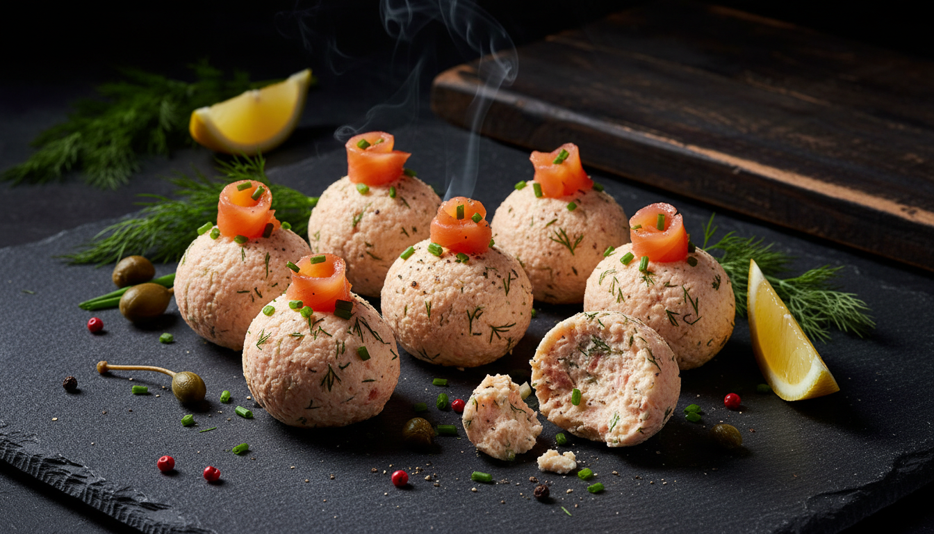 Savory Smoked Salmon Mascarpone Fat Bombs