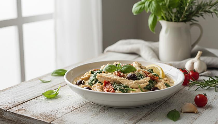 Slow-Cooker Keto Creamy Tuscan Chicken