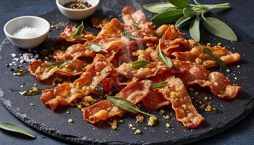 Gourmet Brown Butter Sage Crispy Prosciutto Snaps