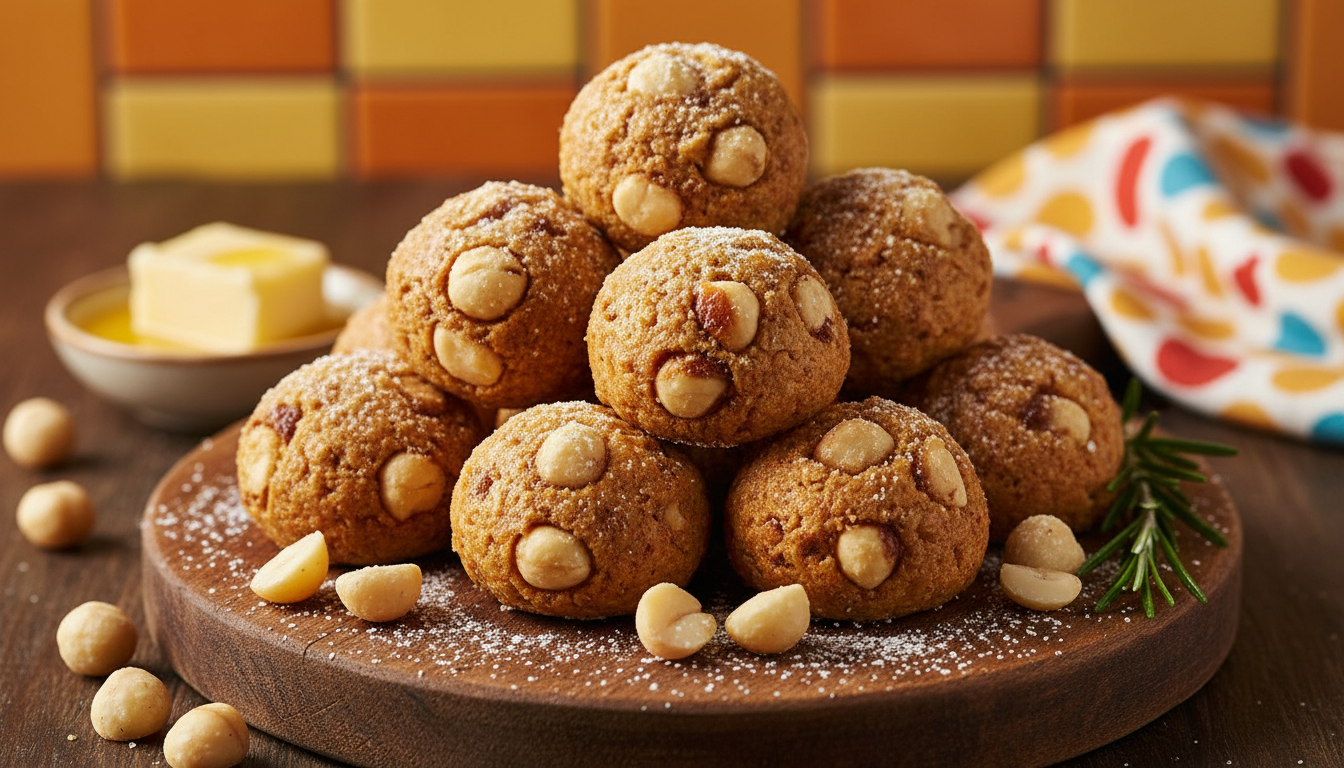 Golden Brown Butter Macadamia Nut Fat Bombs