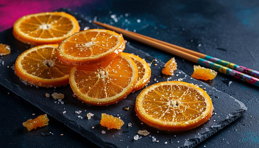 Tanghulu-Inspired Crunchy Candied Orange Slices