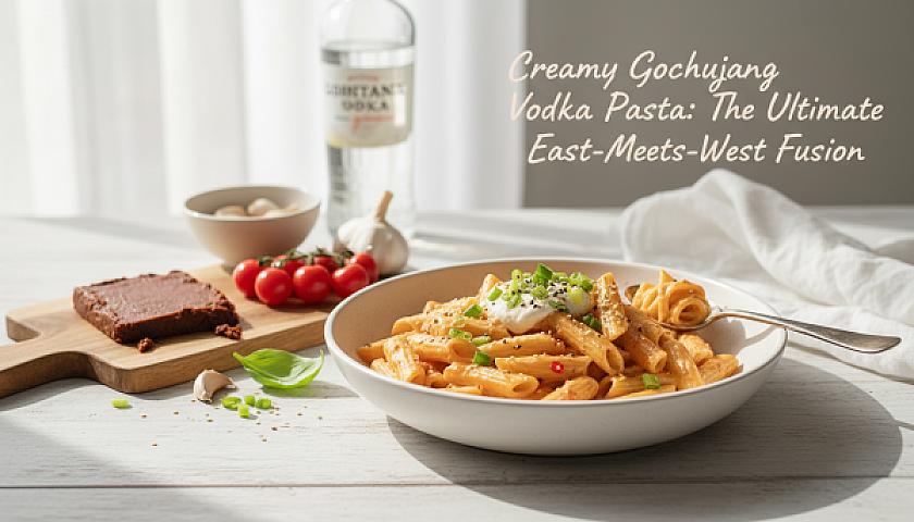 Creamy Gochujang Vodka Pasta: The Ultimate East-Meets-West Fusion