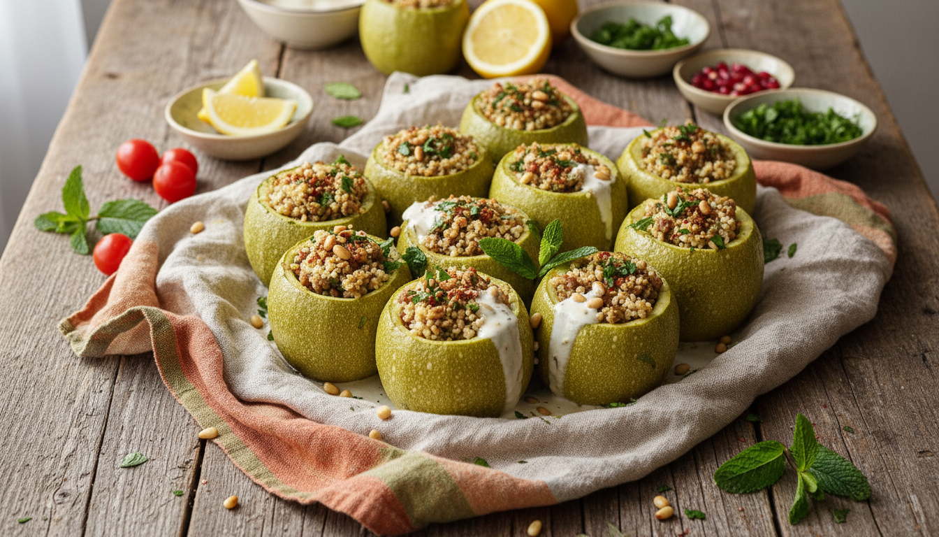 Low-Carb Cauliflower Rice Mahshi: A Healthy Twist on Middle Eastern Stuffed Zucchini