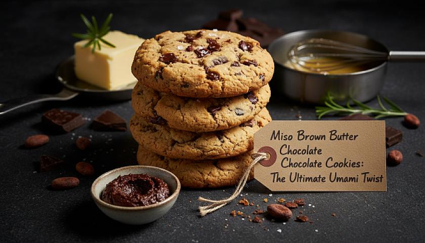 Miso Brown Butter Chocolate Chip Cookies: The Ultimate Umami Twist