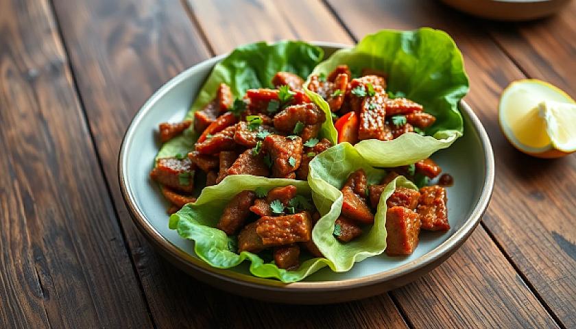 Spicy Korean Keto Beef Bulgogi Lettuce Wraps