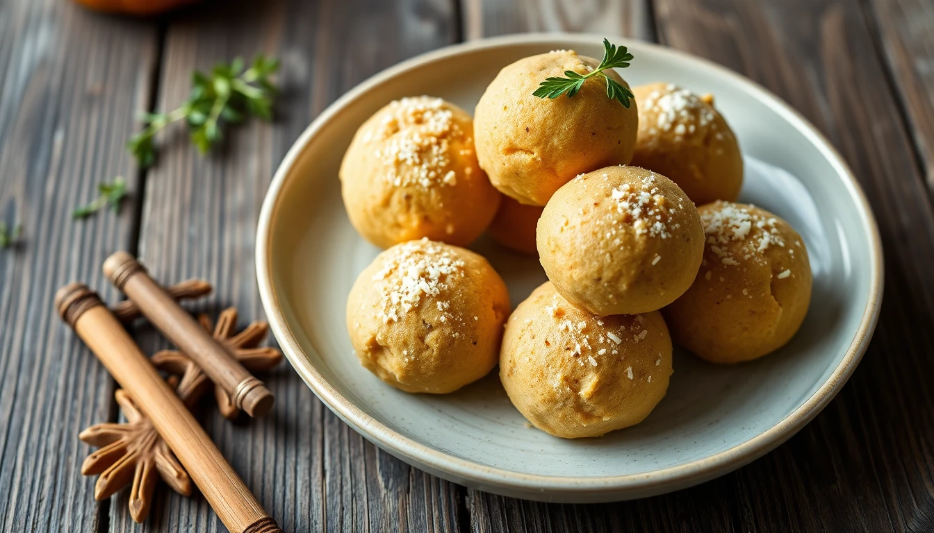 Keto Pumpkin Spice Latte Fat Bombs with Collagen Peptides