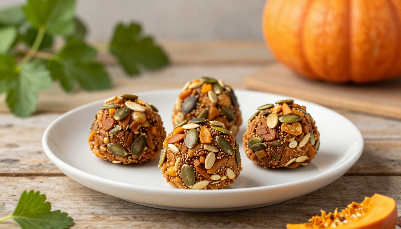 Spiced Pumpkin Seed Brittle Keto Fat Bombs