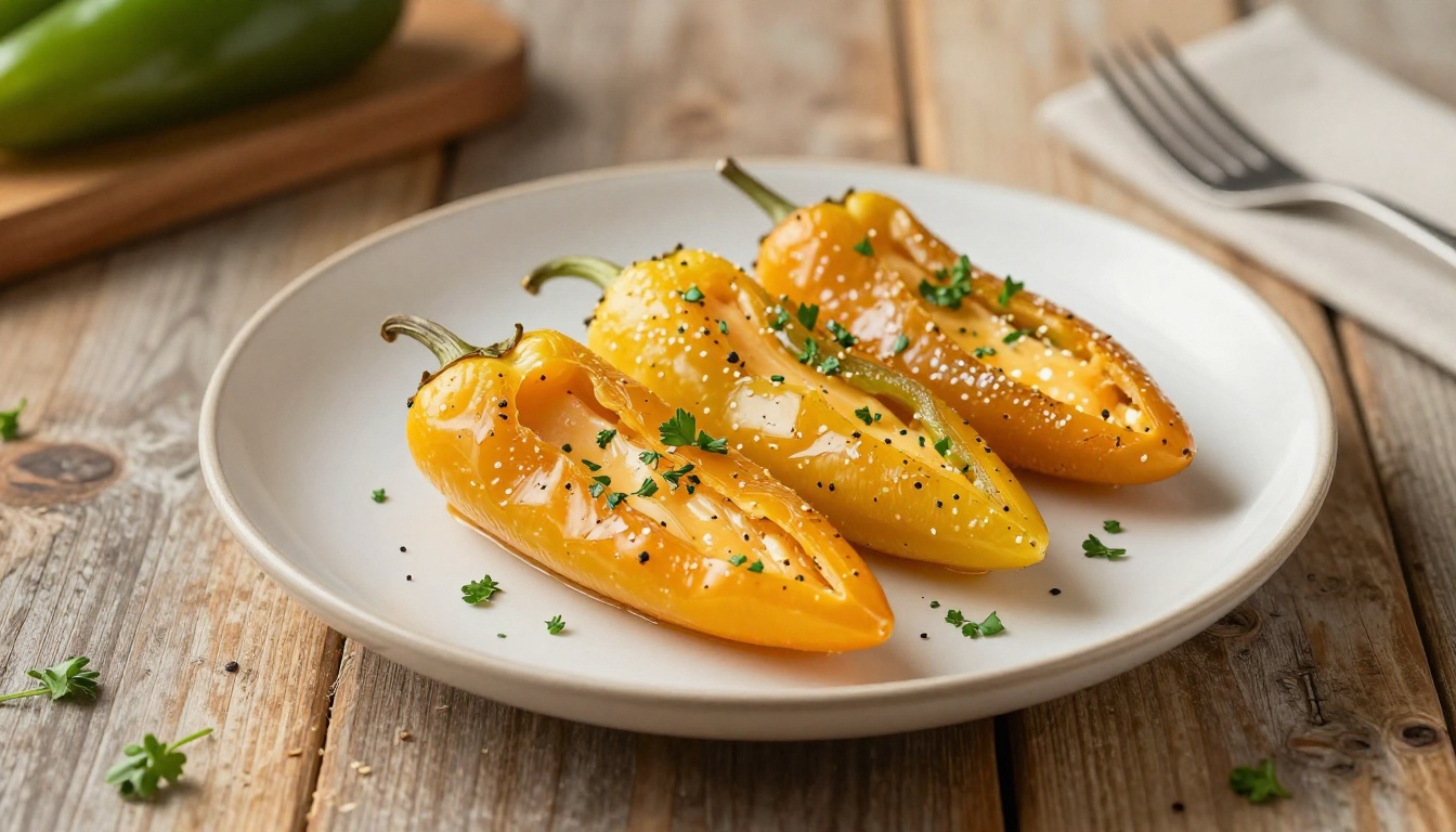 Keto Smoked Gouda & Jalapeño Stuffed Mini Peppers
