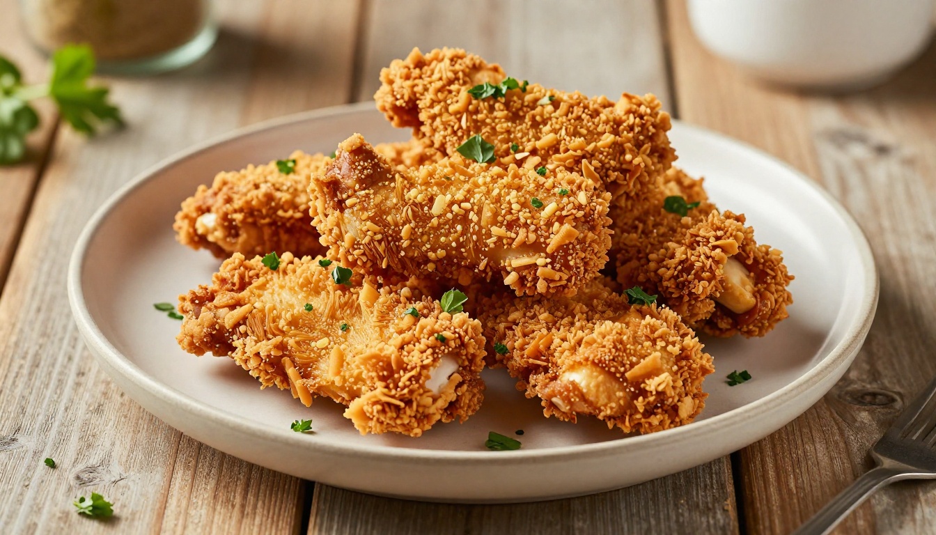 Crispy Pork Rind Crusted Chicken Parmesan (Keto Style)