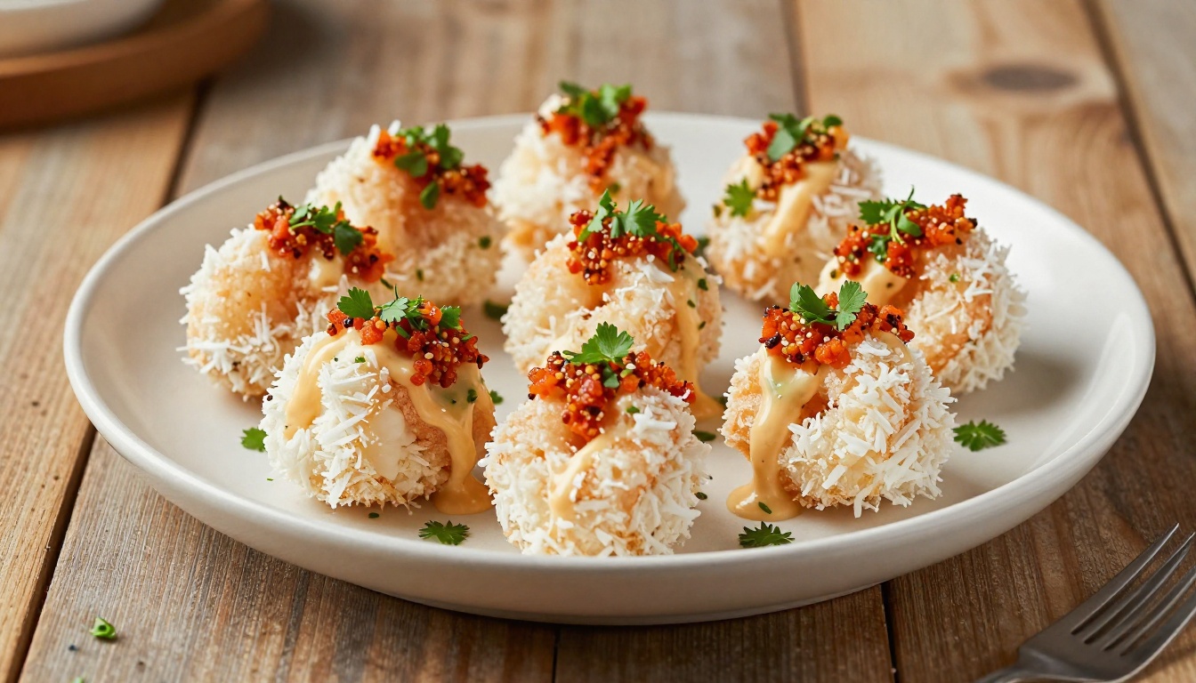 Crispy Coconut Shrimp with Spicy Lime Aioli – Low Carb