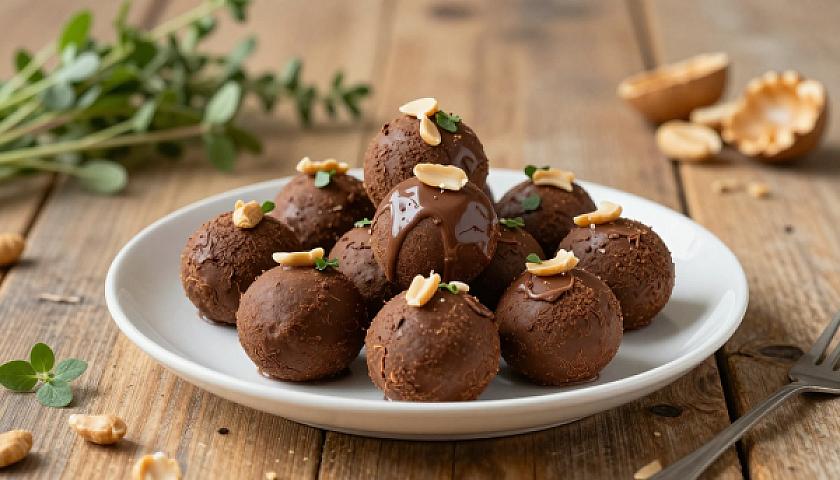 Indulgent Keto Chocolate Peanut Butter Mousse Fat Bombs